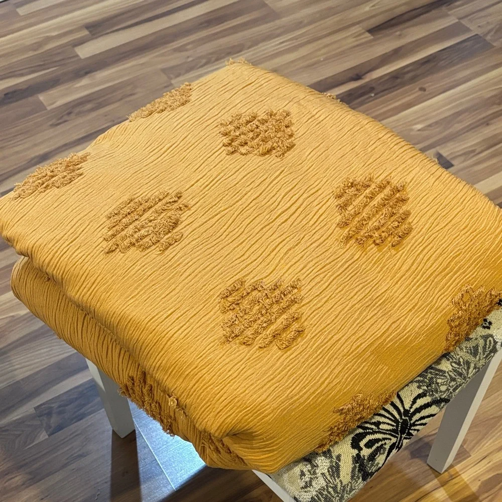 Threshold Textured Mustard Duvet Cover